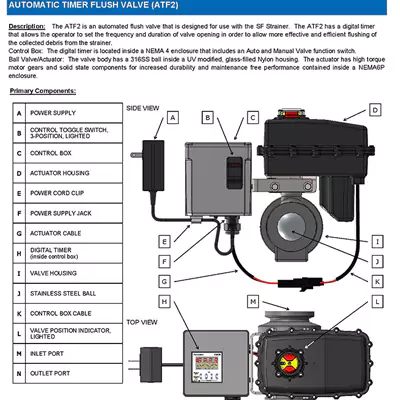SF automatic timer flush
